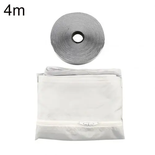 Silver Gray 4m 4 м воздушный замок оконный утеплитель матерчатая пластина герметизация для мобильных кондиционеров кондиционеры блоки Водонепроницаемый Мягкий дом гибкий - Цвет: Silver Gray 4m