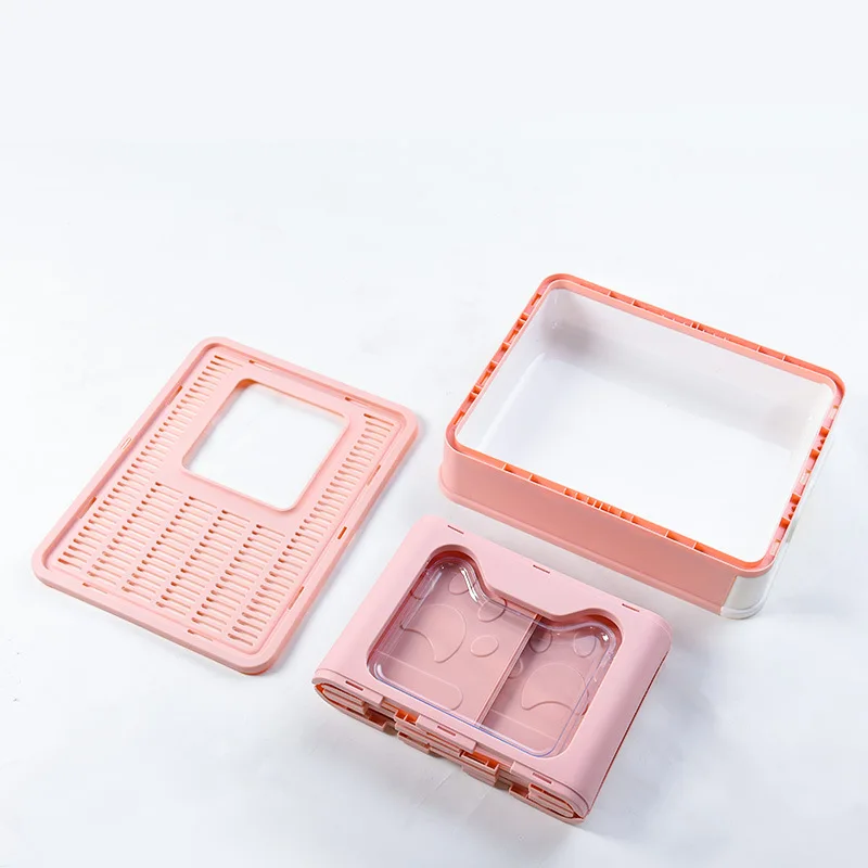 

P spot wholesale spot plus drawer-type folding cat litter box large cat toilet supplies splash-proof cat litter box
