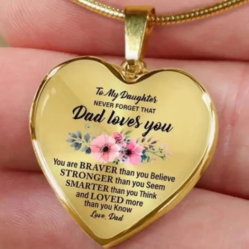 

Mom And Daughter Bear Heart-Shaped Pendant Necklace Women's New Fashion Metal Family and Friends Pendant Accessories Jewelry