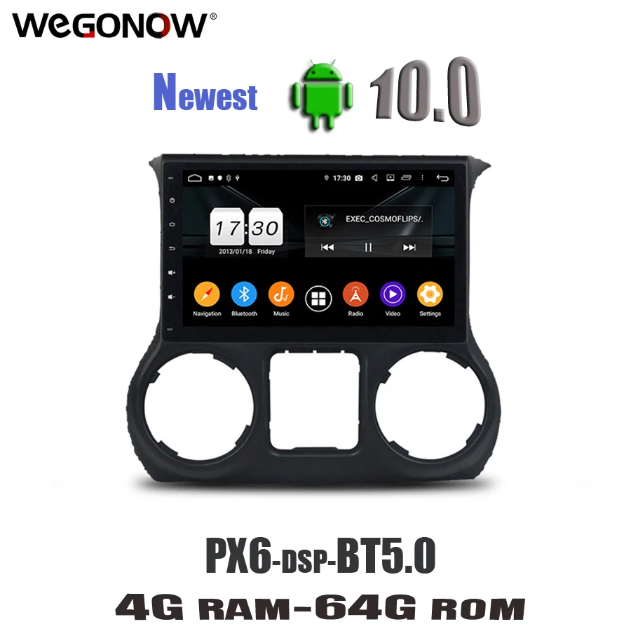 DSP IPS TDA7851 Android 10 4 Гб + 64 ГБ Автомобильный DVD плеер GPS навигация карта RDS радио wifi Bluetooth