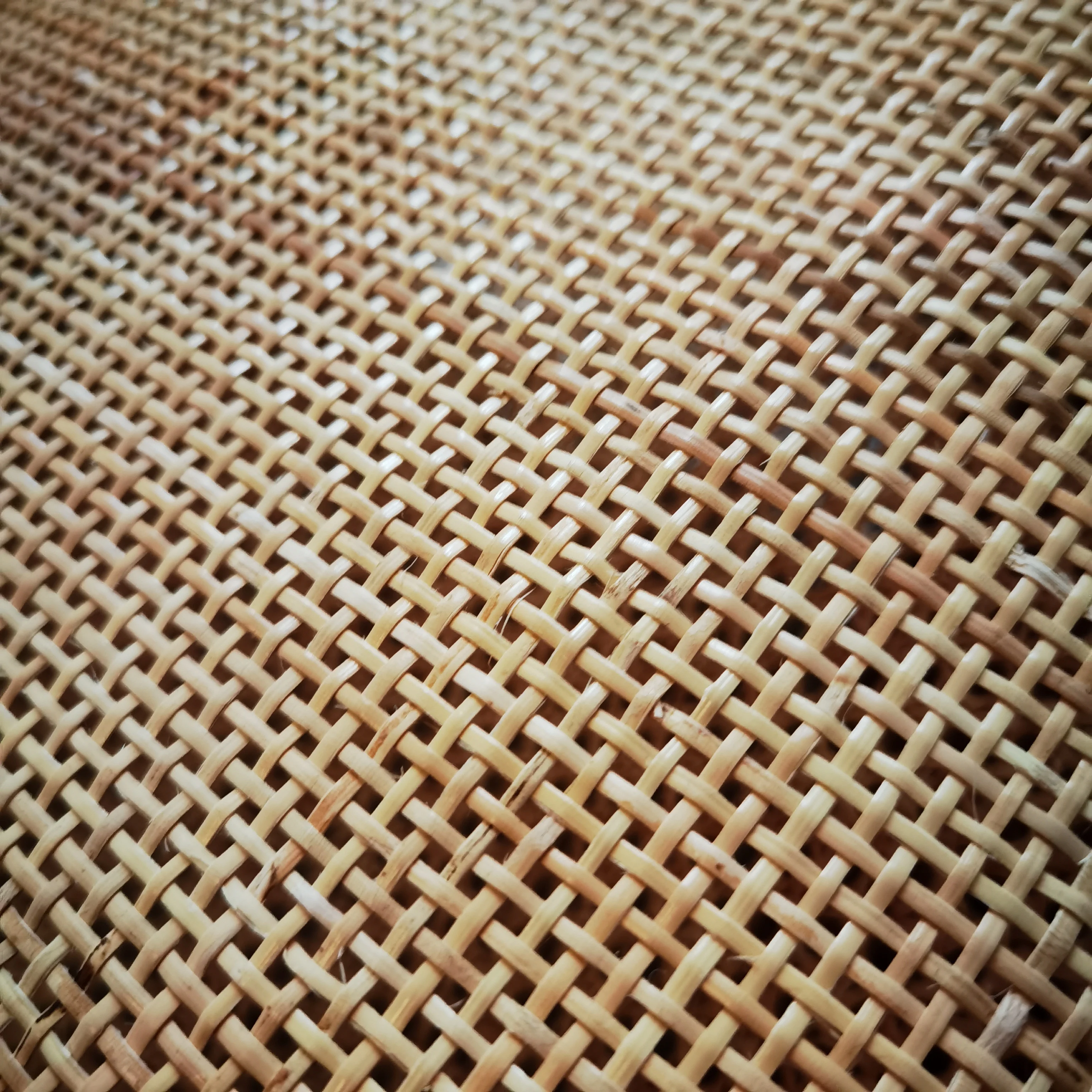 

50CM X 1--1.5 Meters Natural Cane Webbing 2.0mm Checkered Real Indonesia Rattan Woven Roll Wardrobe Shoe Cabinet Accessories