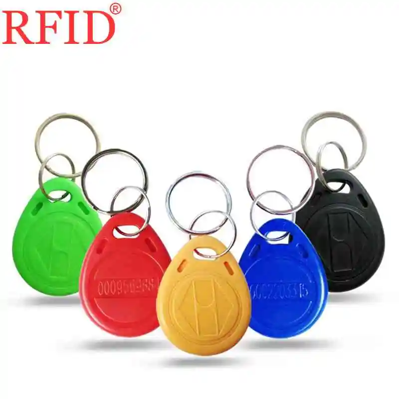 

ID 125khz EM4100 TK4100 Read Only Keychain RFID EM Token Tag Access Control Card Tag Accessories Many Color Select 100pcs