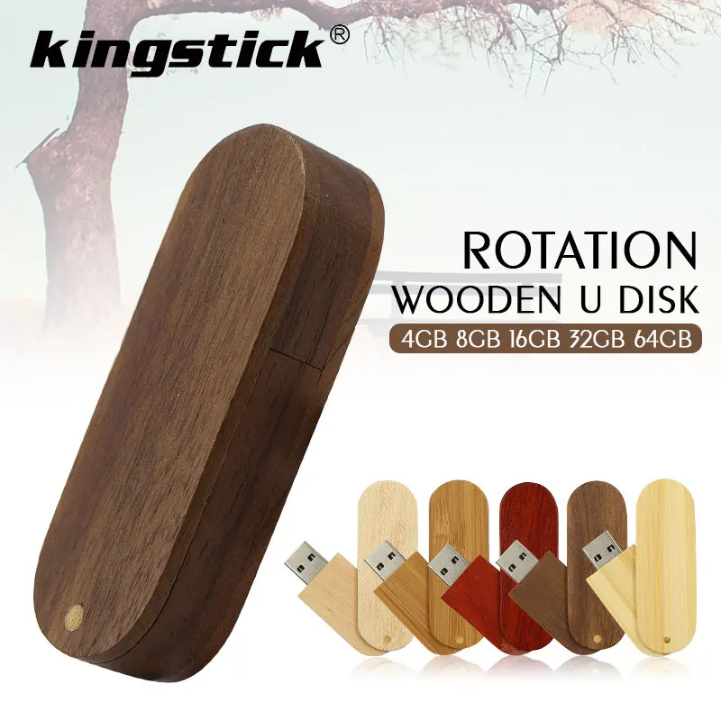 

Keychain Rotate The Wood USB Flash Drive 2.0 Pen Drive Usb Stick 4GB 8GB 16GB 32GB Flashdrive Memoria USB