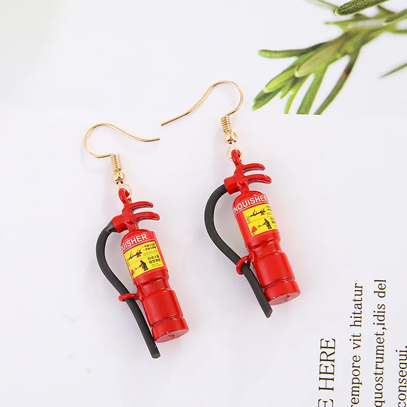 

AVEBIEN Punk jewelry whimsy fire extinguisher ear hook Women dangle earrings for women fashion jewelry 2020 trend серёжки