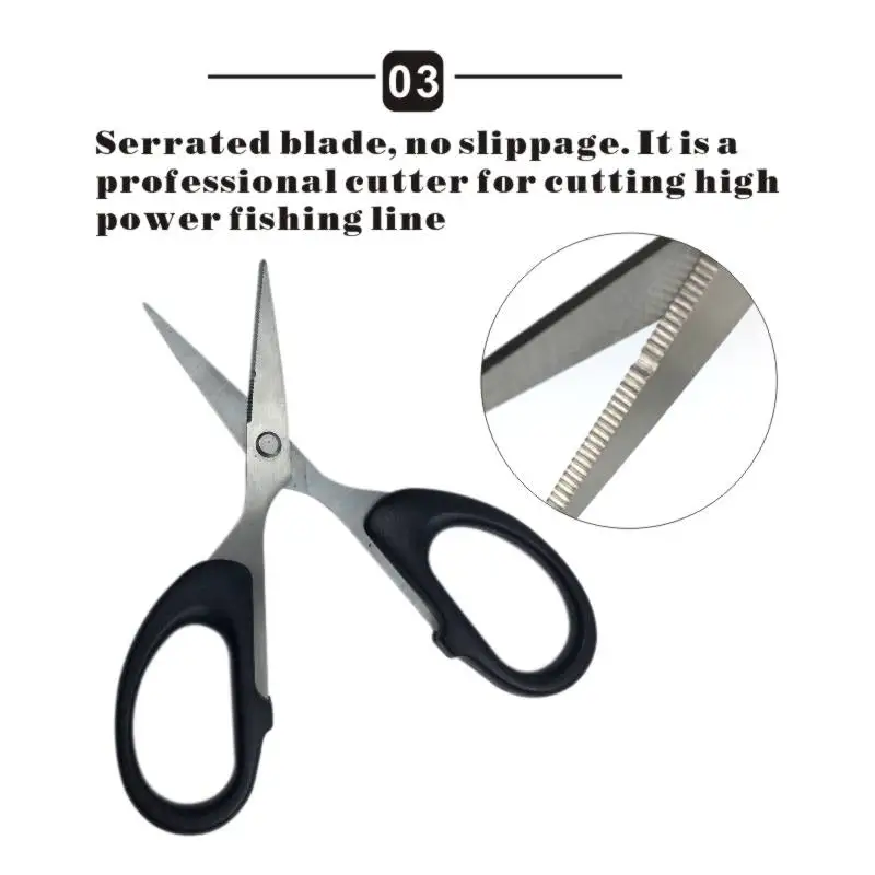 

OLOEY Carp fishing scissors Stainless Steel braid Fishing Pliers Fishing Accessories Tools for Fishing Line Cutter Scissors