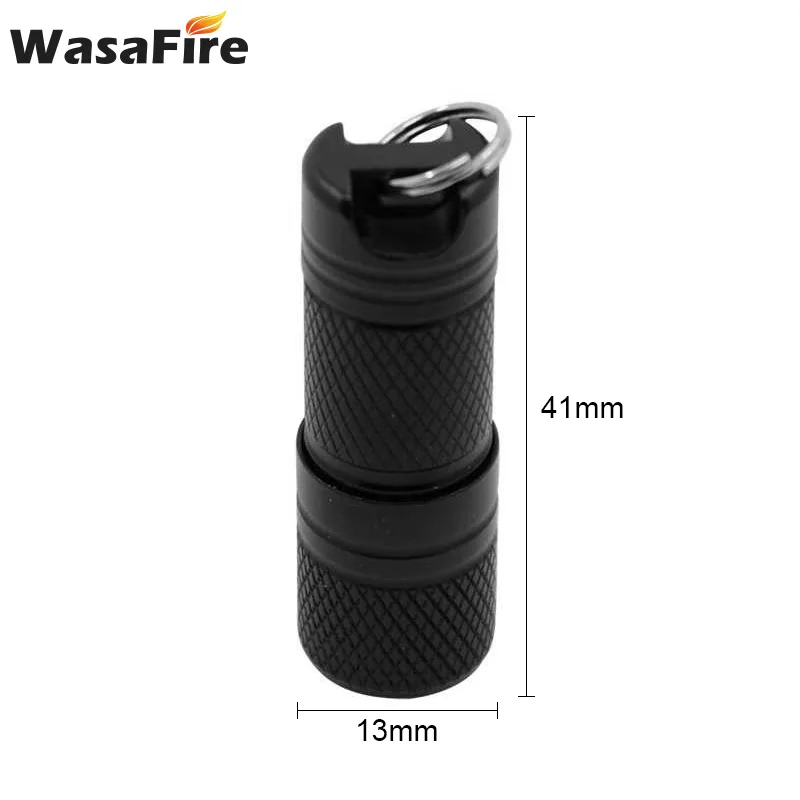 Фонарик WasaFire XML L2 с брелоком водонепроницаемый светодиодный фонарь зарядкой от USB