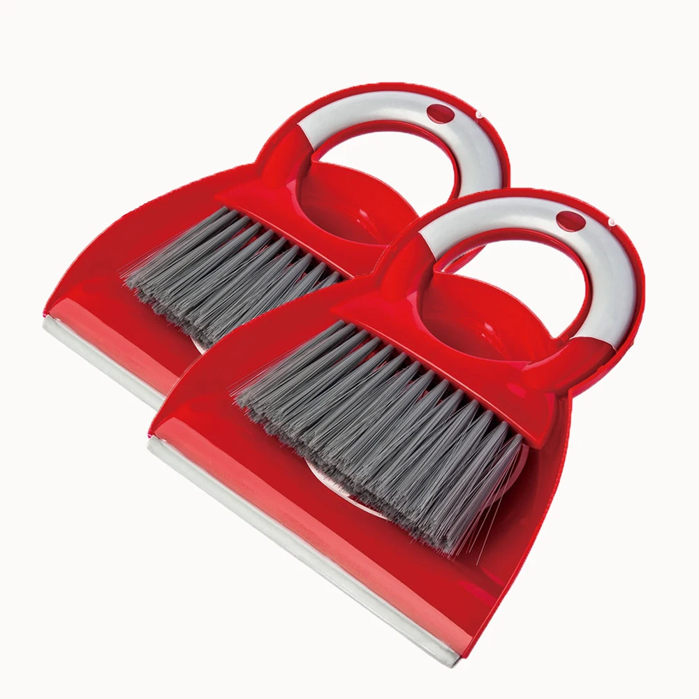 Мини ручная метла и совок набор кистей для пыли крошечная щетка уборки на столе