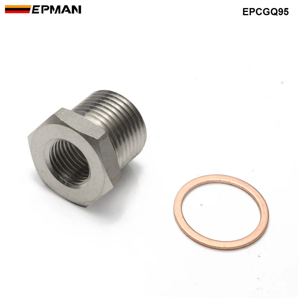 EPMAN гоночный выхлопной O2 Датчик кислорода прокладка редуктор адаптер M18 x 1 5 мм до