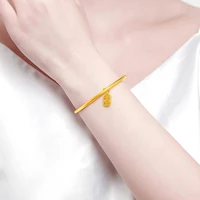 gold plated retro fuzi 58mm62mm66mm bracelet charm lady engagement party jewelry bride wedding accessories anniversary