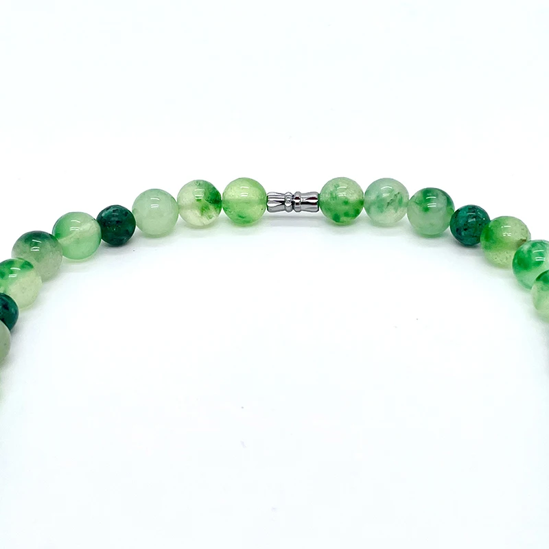 

Natural stone Round bead Metal cross fashion temperament Necklace men and women Pendants necklace goods in stock