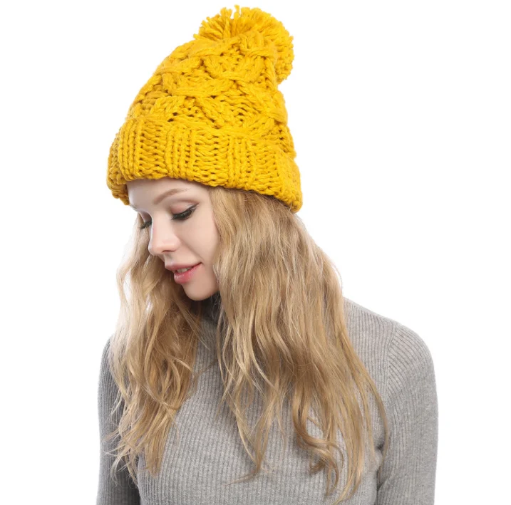 Skullies Beanies зимняя женская шапка теплая вязаная теплая шапка теплая шерстяная шапка для отдыха модные утолщенные зимние шапки