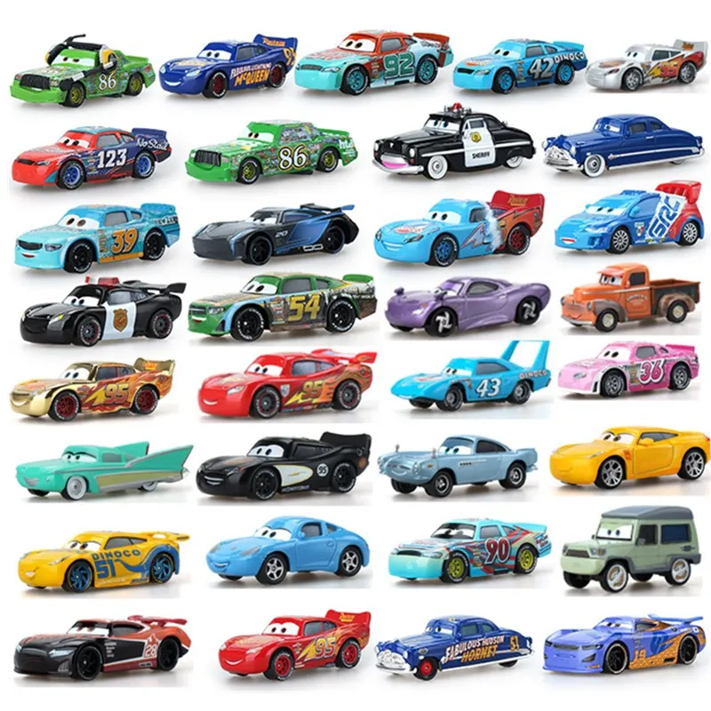 Машинки disney Pixar машина 2 3 Lightning McQueen Jackson Storm Sally Guido Mater 1:55 литье под давлением