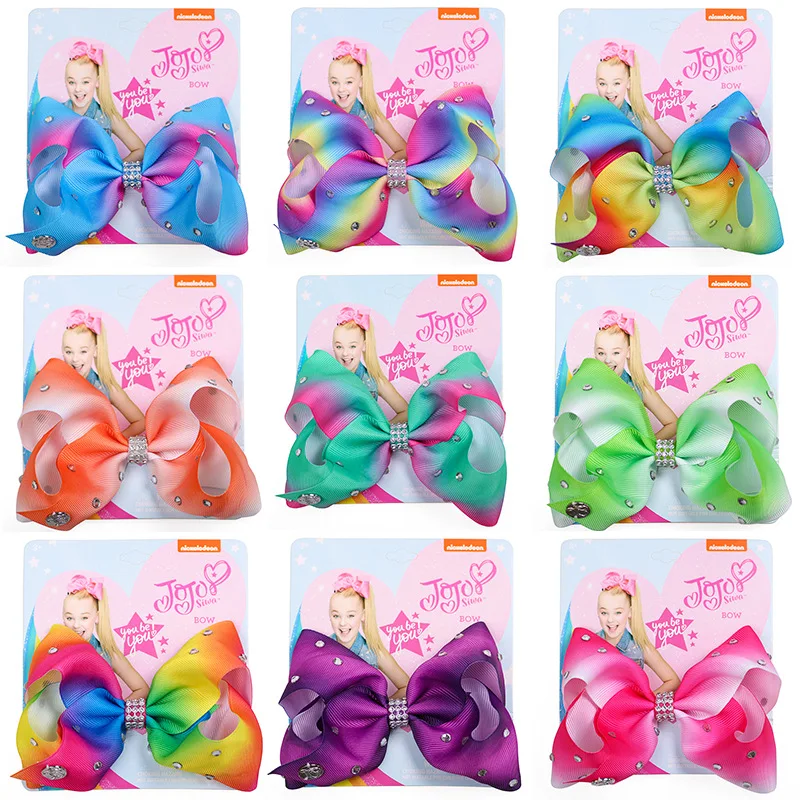 

Europe and America Fashion Colorful Festival Polyester Girl Bow Hairpin