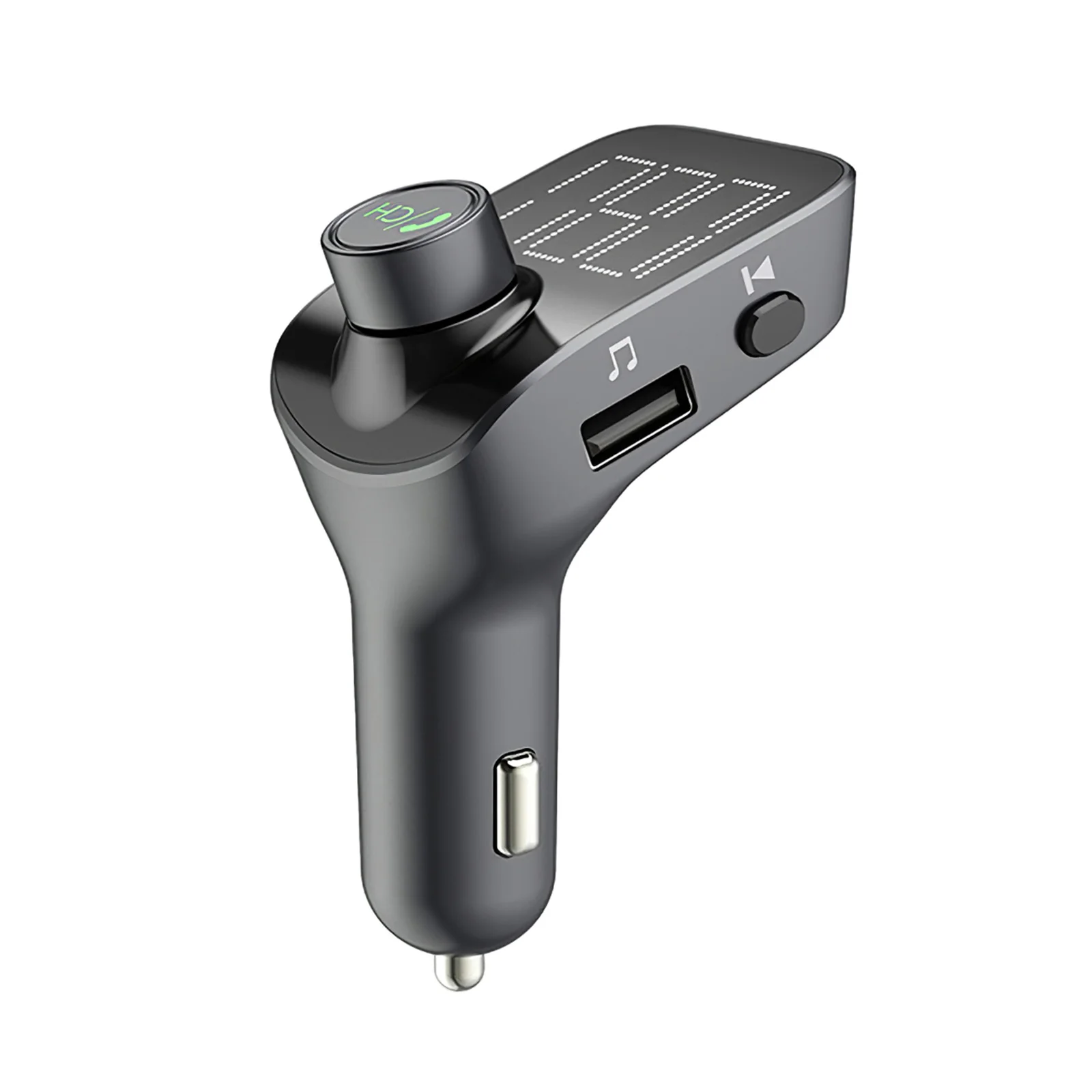 

T15 Car Fm MP3 Player Hands-Free Calling Wireless Car Bluetooth 5.0 Radio Audio Adapter Can Insert Micro SD Card/USB Flash Drive