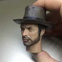 16 scale male figure accessory the good clint head sculpt carved accessories model with cap for 12 inches body