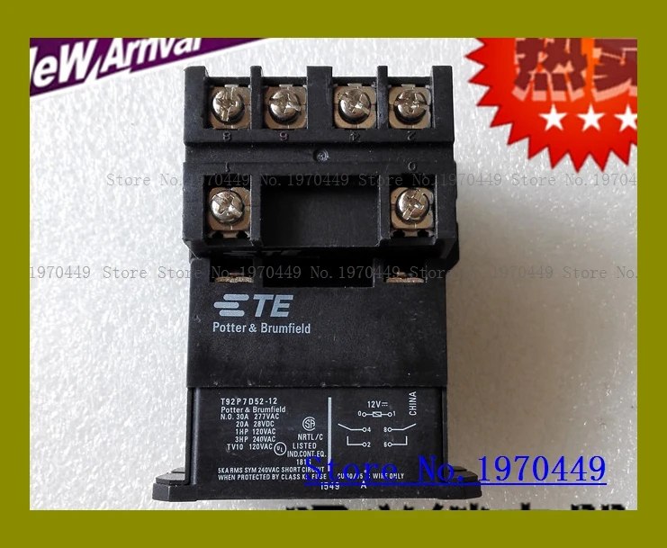 

T92P7D52-12 30A/12VDC T92P7D52-12