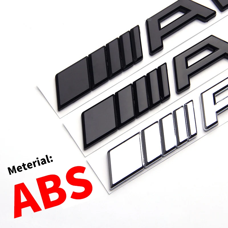 

Abs stying эмблема tronco traseiro decoracao эмблема decalque для mercedes-benz amg w204 w205 корпус автомобиля 3d adesivo класс