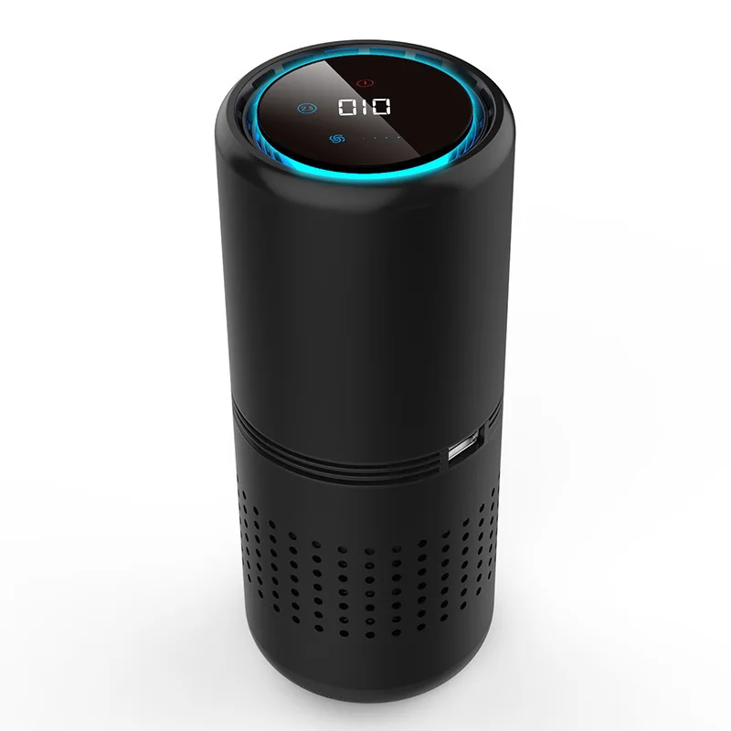 Легкий уход анион очиститель для транспортного средства Usb Ароматерапия Hepa