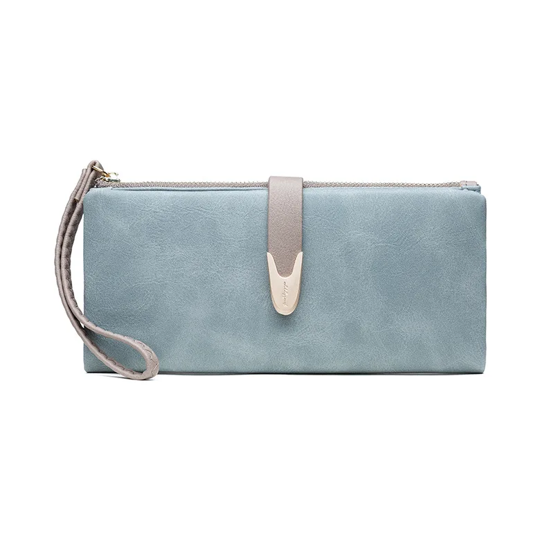 2020 Women Wallets Fashion Long Leather Female Clutch Purse Money Bag Zipper Wristlet Luxury Brand Ladies Big Wallet For | Багаж и сумки