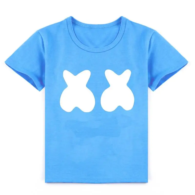 

2-16Years Cute Smile Face T Shirt Kids Costume Children Summer Tops Girls Funny Cartoon Clothes Lovely Boys Tshirt Short Sleeves