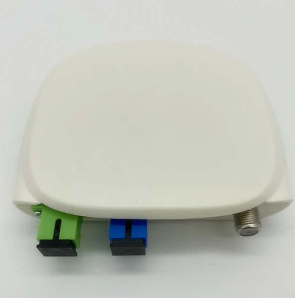 SC APC оптический приемник SC/APC-SC/UPC с WDM и AGC мини-узел Внутренний белым пластиковым