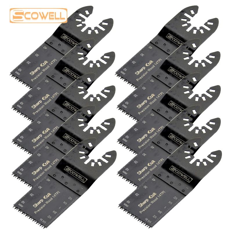 Milled Teeth Multi Tool Saw Blades Renovation Plunge Oscillating Saw Blade For Fast Clean Wood Cutting DIY Replaced Accessories