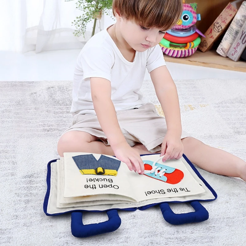 

Нетоксичные детские мягкие тканевые книги для раннего развития игрушки для младенцев и малышей изучение сенсорных историй книга