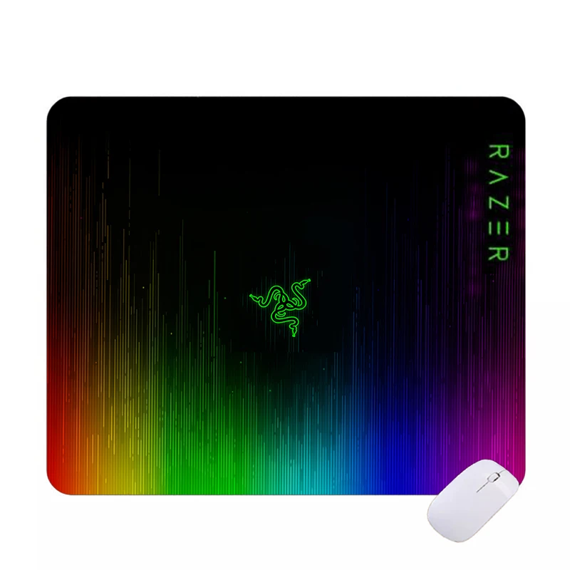 RAZER Mouse pad Small Gaming MousePad Anti-slip Rubber Carpet Keyboard Laptop Mouse Mat PC Gamer Mat For LOL CS GO Carpet Table