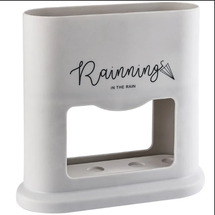 Cubo de paraguas de puerta creativa para el hogar, tubo de paraguas comercial, almacenamiento absorbente de barro, dioma-3