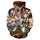 Осенняя уличная одежда с капюшоном и длинным рукавом в стиле японского аниме с изображением Феи хвоста, индивидуальные модные толстовки, Толстовка Оверсайз, 2021