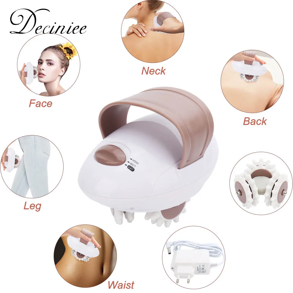 Потеря веса 3D Электрический полный массажер для похудения тела ролик сжигания