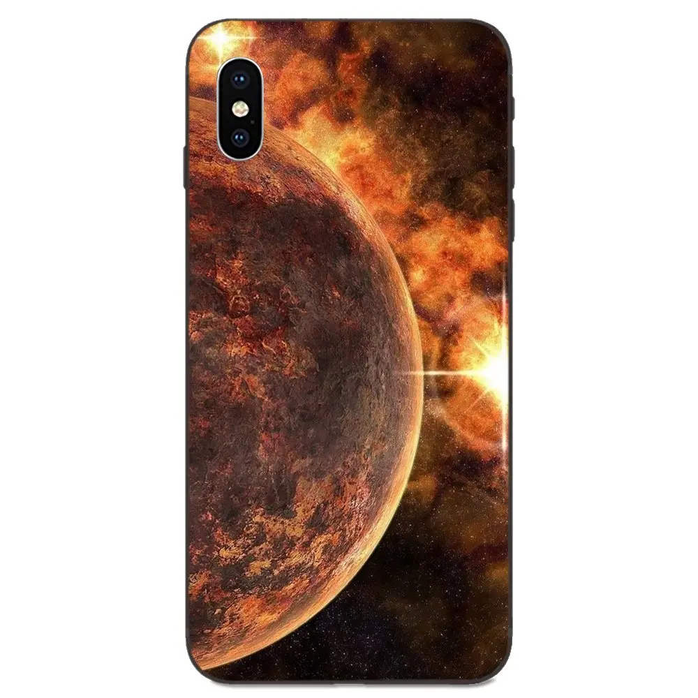 Sun Moon/Космическая туманность мягкий чехол из ТПУ с изображением Капа для huawei nova 2 2S