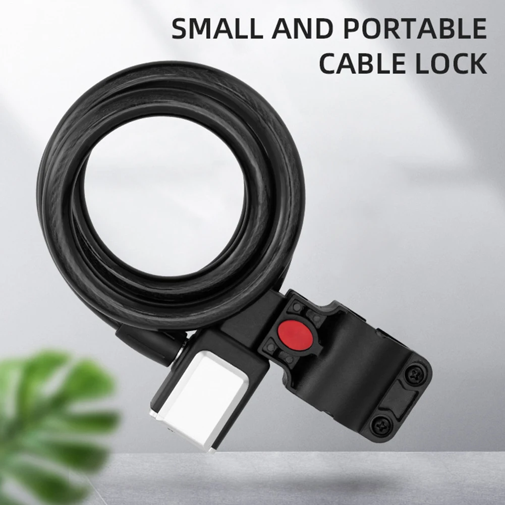 

Mountain Bike Wire Combination Locks Anti-Theft Portable Bicycle Security Lock Compact MTB Bicycle Accessories