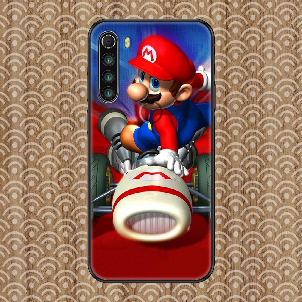 

Marioes Cartoon Bros Phone case For Xiaomi Redmi Note 7 7A 8 8T 9 9A 9S 10 K30 Pro Ultra black luxury prime fashion Etui trend