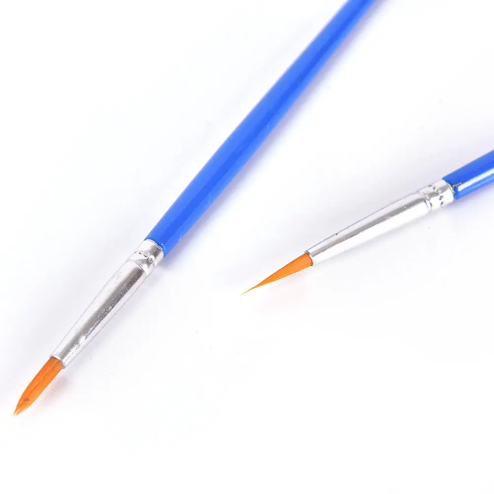 

10pcs Professional Paintbrush Oil Acrylic Brush Watercolor Pen Nylon Hair Wooden Handle Paint Brushes School Office Art Supplies