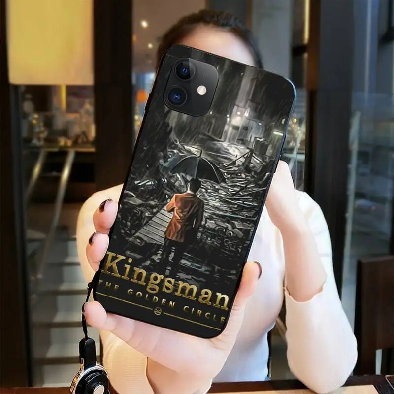

NBDRUICAI KINGSMAN Taron Egerton Custom Photo Soft Phone Case for iPhone 11 pro XS MAX 8 7 6 6S Plus X 5S SE XR case