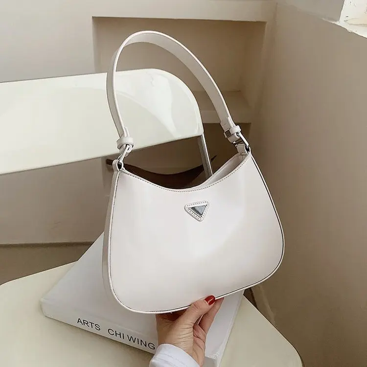 

Women Leather Handbags And Purse Luxury Retro Small Silver Shoulder Hobo Bags Cross Body Messenger bag