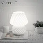 Креативный светодиодный ночник с милым рисунком грибов, прикроватная Настольная лампа с USB-зарядкой для спальни, кабинета, Детский Рождественский подарок