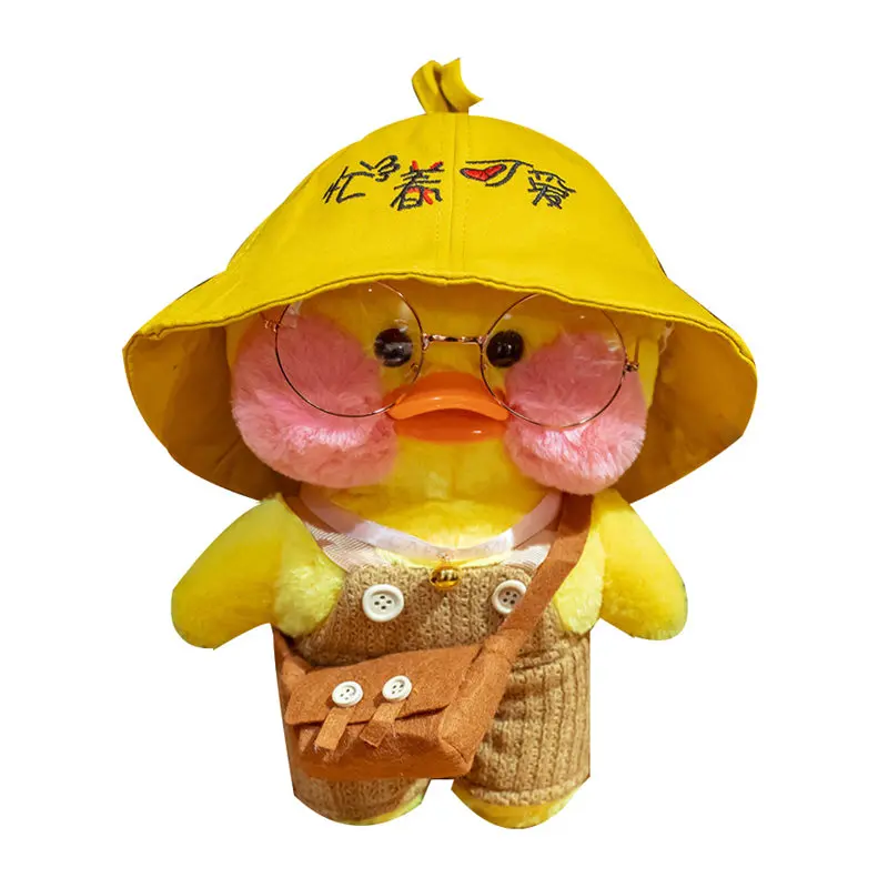 30 см LaLafanfan Plushie желтым утенком Животные Милые мягкие игрушки куклы для девочки