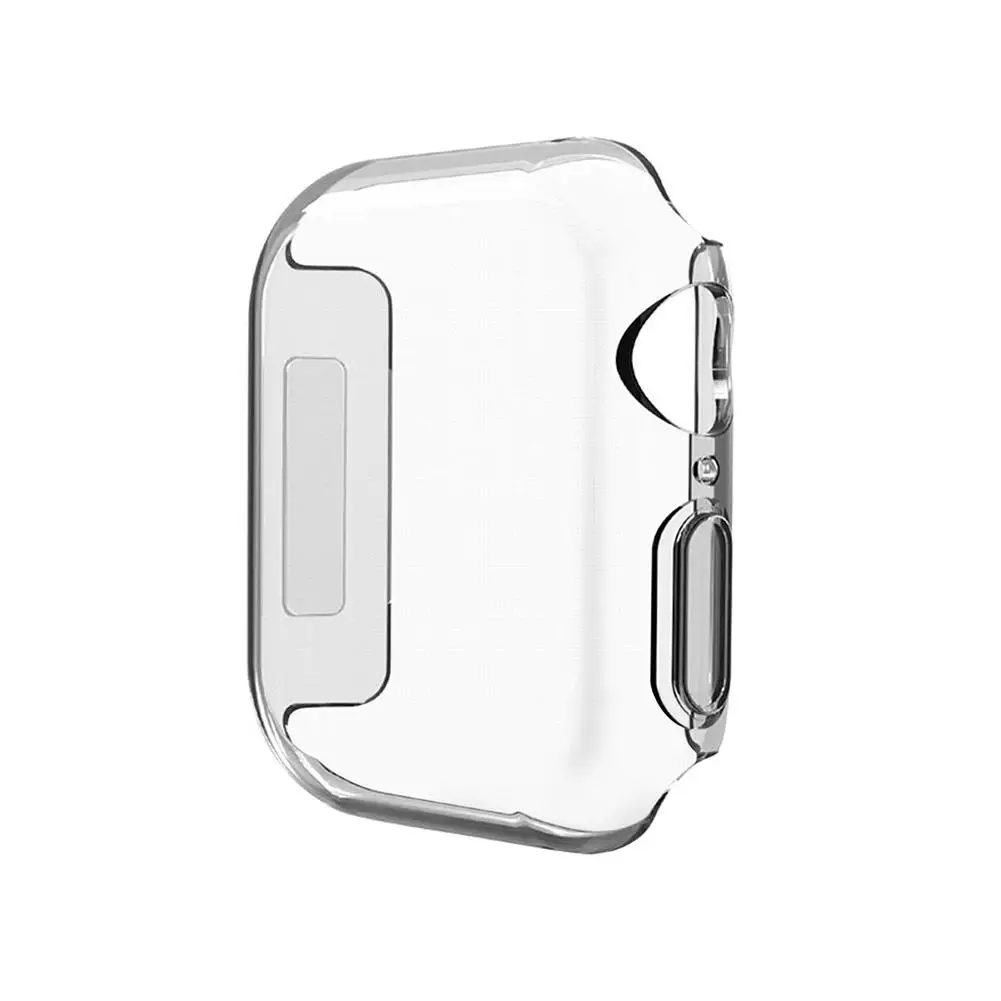 

Ультратонкий жесткий защитный чехол для экрана из поликарбоната от 40 мм до 44 мм, прозрачная крышка, защитная рамка для Apple Watch iWatch Series 4