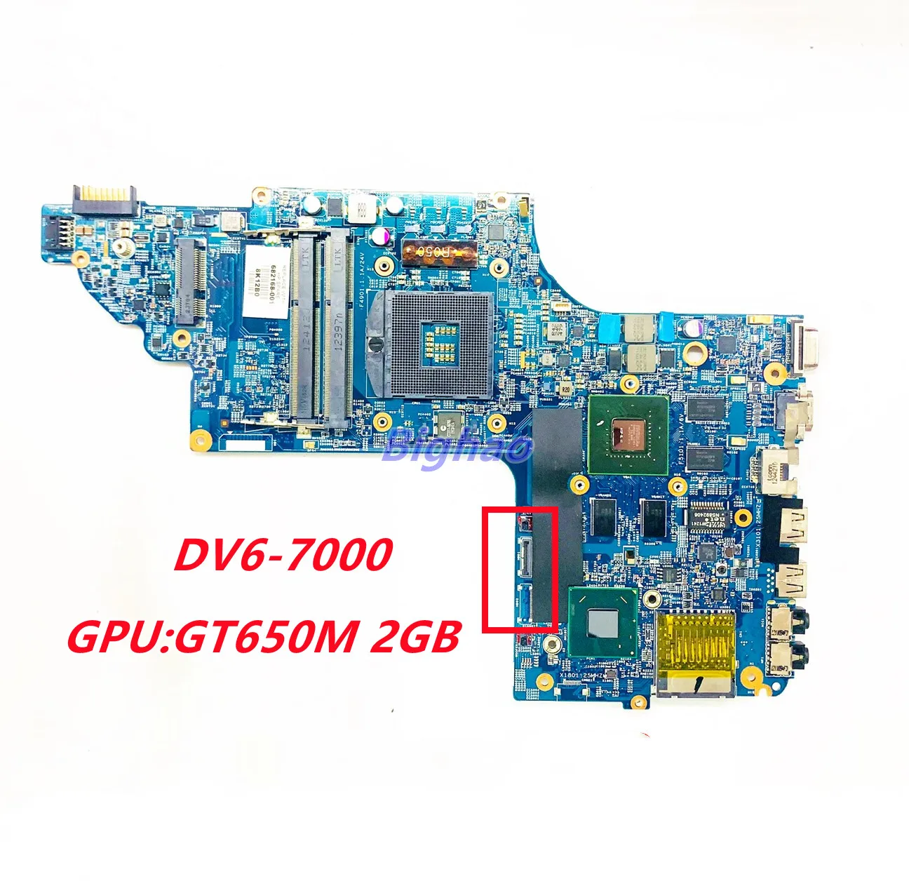 

682175-601 682174-501 682175-001 для HP DV6 DV6T-7000 DV6-7000 материнская плата для ноутбука 48,4st06. 021 W/ HM77 GT650M 2 Гб