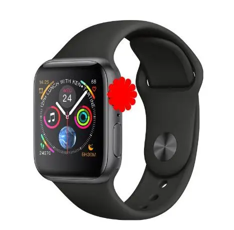 Bluetooth Смарт часы серии 4 IWO 8 1:1 Смарт часы 44 мм чехол для Apple iOS Android сердечного ритма ЭКГ-Шагомер