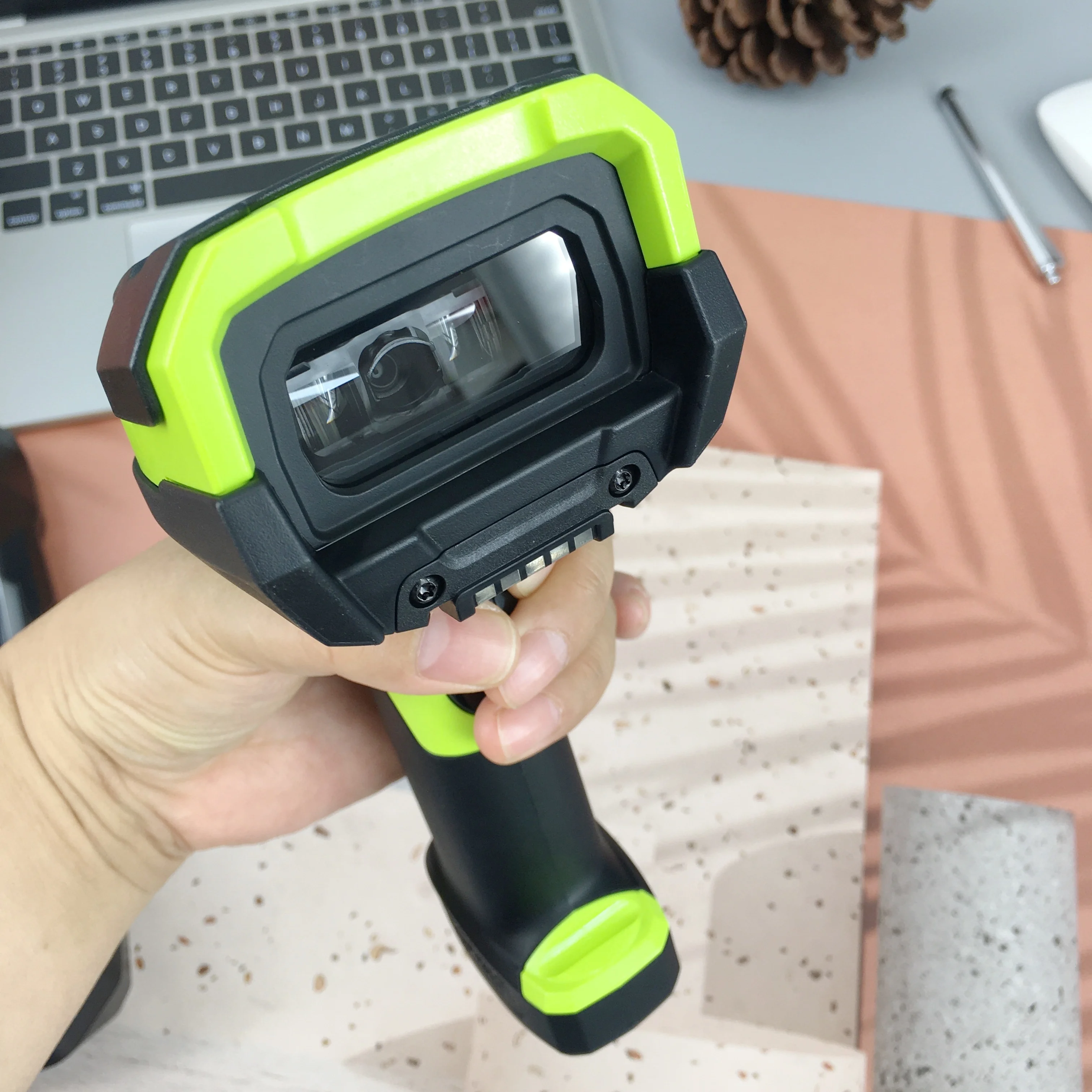 Zebra LI3678 SR Ultra Rugged 1D Wireless Barcode Scanner Kit FIPS Vibration Motor Includes Cradle Power Supply and USB Cord|Сканеры| |