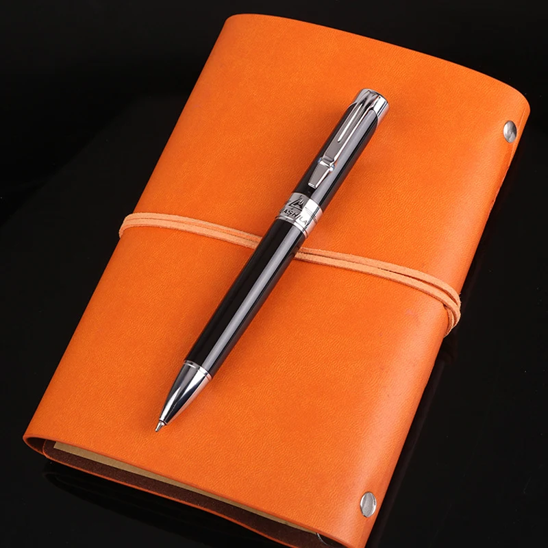 

16pcs Luxury Metal Business Writing Ballpoint Pen Gold Silver Paper Clip Ball Pens School Student Office Stationery