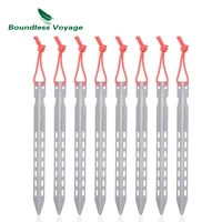 boundless voyage titanium pegs outdoor camping v type tent stakes portable tent titanium nail