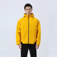 sports detachable liner windbreaker mens outdoor leisure thickened zipper cardigan training running waterproof hooded jacket
