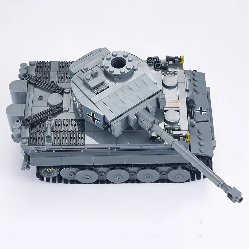 Кирпичи для сборки немецкого танка времен Второй мировой войны 1010 шт. 1:28 тяжелый