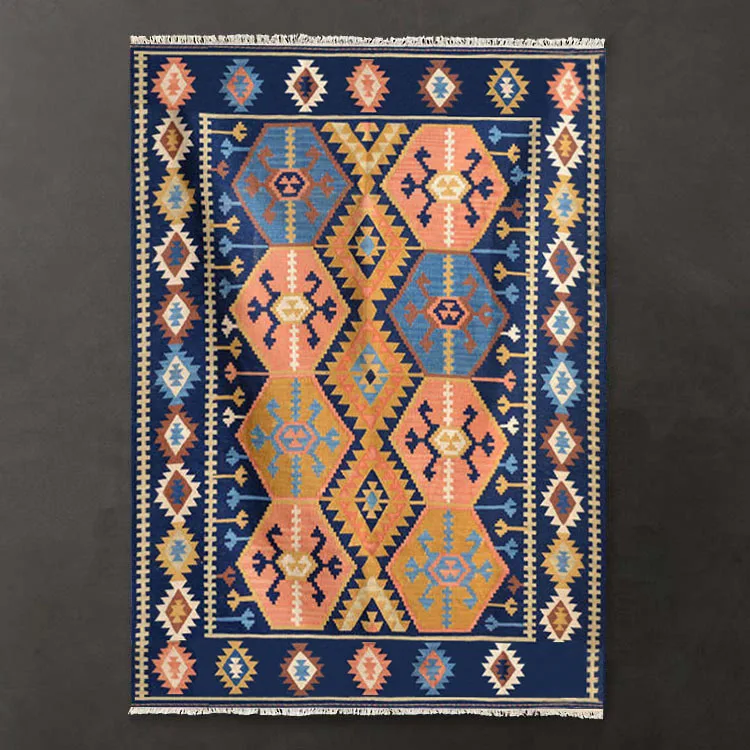 Турецкий индийский этнический стиль импортный шерстяной ковер ручной работы для