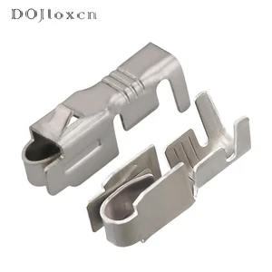 20/50/100/200 Pcs G263 Brass Tinned Car Fuse Holder Terminal Fuse Box Female Terminals Crimp Wiring Connector Pins H62 BX2152-2
