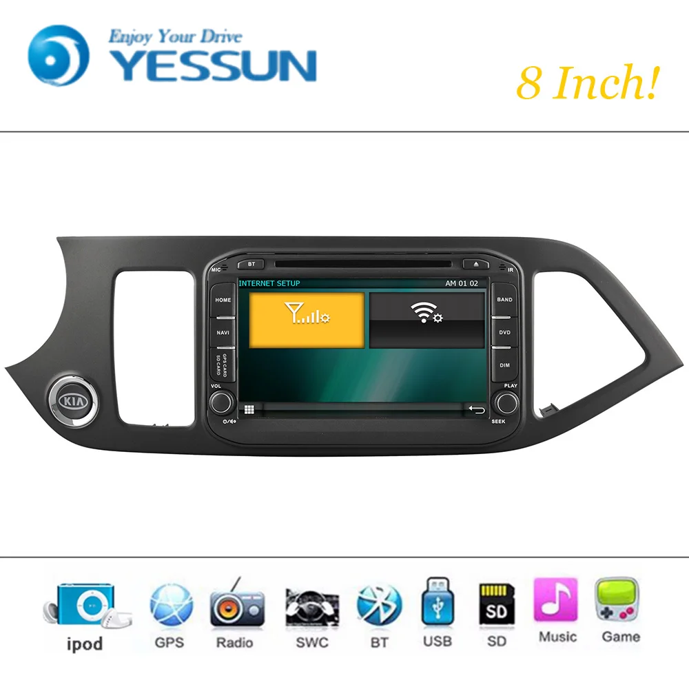 Автомобильный DVD плеер Android Wince система для KIA Morning Picabto Авторадио Стерео GPS